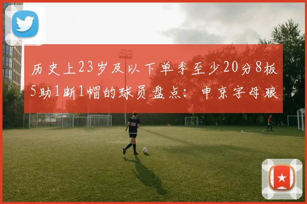 历史上23岁及以下单季至少20分8板5助1断1帽的球员盘点：申京字母狼王等人